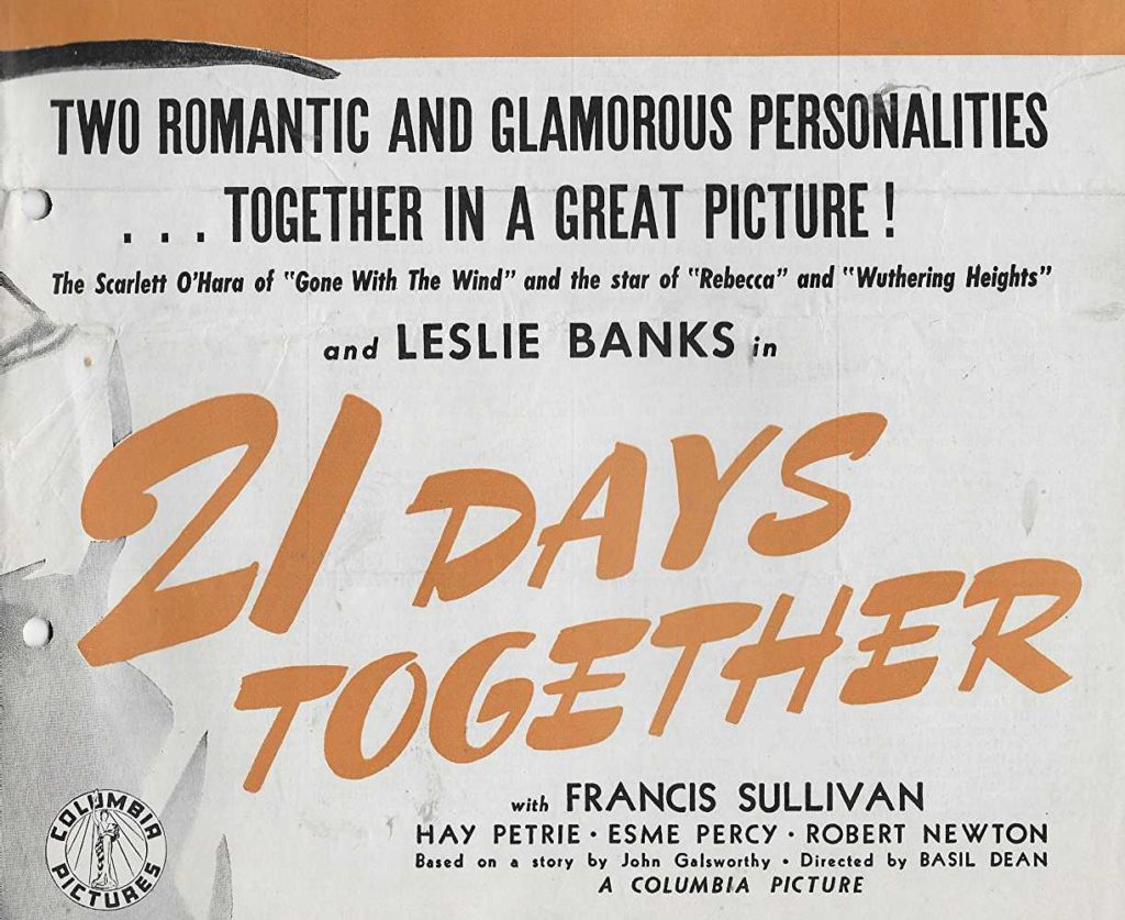 Classic Old Movie : 21 Days Together 1940