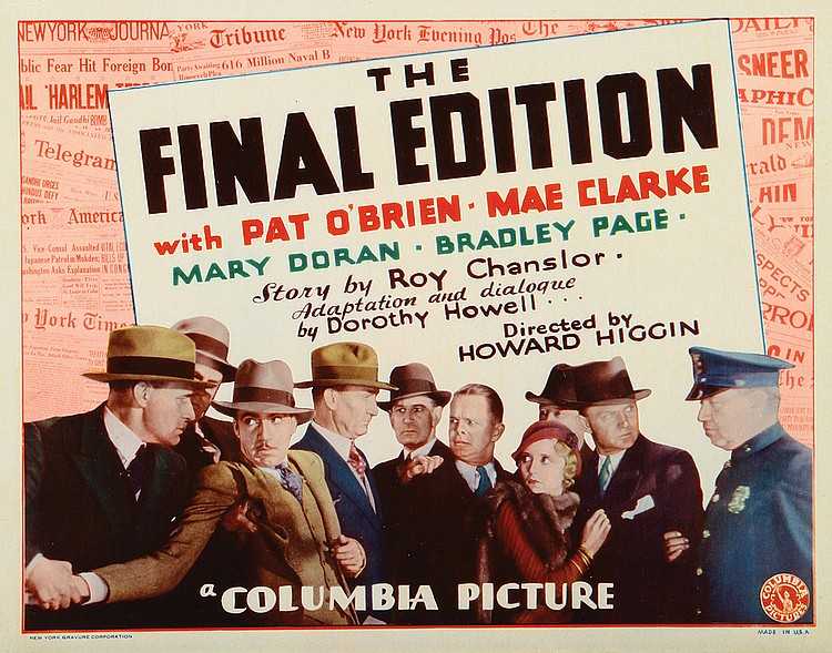 Classic Old Movie : The Final Edition 1932